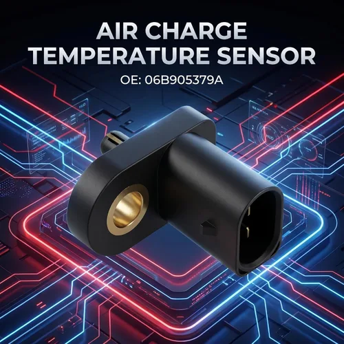 Vista 4 de Nuevo sensor de temperatura de carga de aire 06B905379A Reemplazo para VW Audi A3 A4 A5 Q5 TT Beetle CC Compatible con Tiguan Golf Jetta Passat