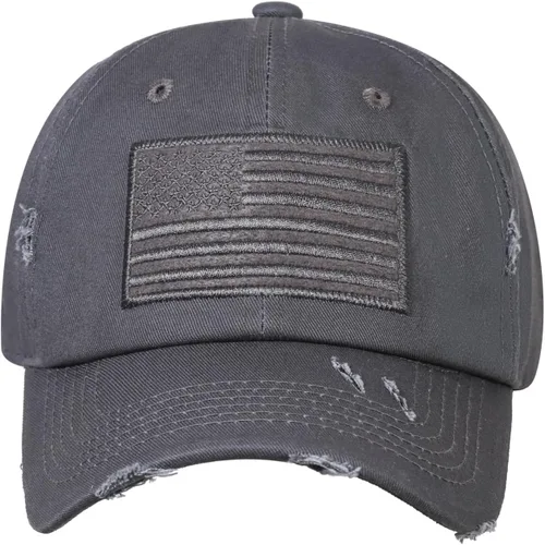Vista 70 de IIN Gorra de béisbol con bandera estadounidense para hombres y mujeres, de perfil bajo, militar, militar, militar, para papá