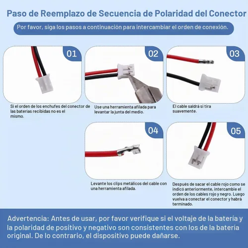 Vista 5 de Paquete de batería de iones de litio de 5200mAh 3.7V, batería recargable de Li-ion con conector JST-PH de 2.0mm 2Pin, baterías de 3.7 voltios