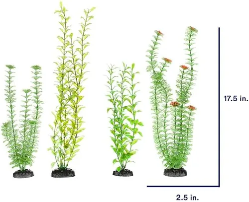 Vista 2 de imagitarium Paquete de variedad de plantas de acuario de plástico