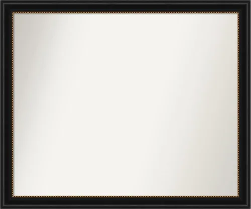 Vista 138 de Amanti Art Espejo personalizado, gran espejo de baño estrecho, espejo de pared o espejo de tocador de baño sobre el fregadero (24 x 24 pulgadas)
