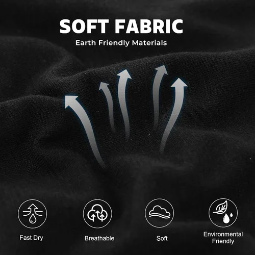 Vista 4 de BAMBOO COOL Ropa interior transpirable para hombre, paquete múltiple moderno, Comfortsoft que absorbe la humedad, paquete de 6