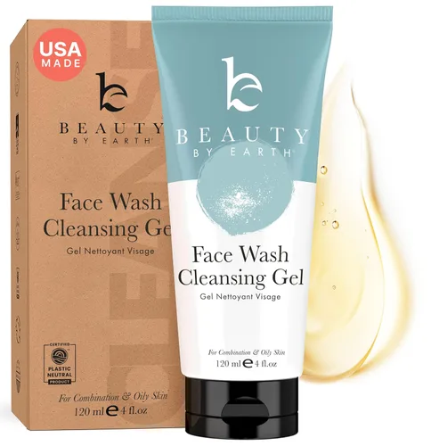 Vista 8 de Beauty by Earth Clean Face Wash - Fabricado en Estados Unidos con ingredientes orgánicos y naturales, limpiador facial no tóxico