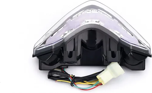 Vista 4 de Luz trasera LED de freno para motocicleta, lente transparente con intermitentes integradas, compatible con Ducati 2010-2014 Multistrada 1200
