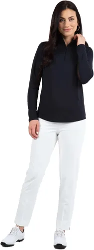 Vista 3 de IBKUL Camisa de manga larga con cremallera de 14 para mujer