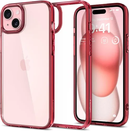 Vista 93 de Spigen Funda para iPhone 12 Mini, ultra híbrida, sin anillo magnético, antiamarilleo, transparente