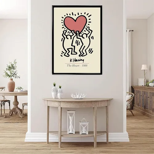 Vista 6 de Atrippy Pósteres minimalistas grandes, tapiz artístico para dormitorio, tapiz estético de pared de dibujos animados, bohemio y divertido póster
