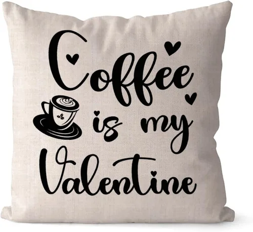 Vista 12 de Better Together - Fundas de almohada de 16 x 16 pulgadas, de lino y algodón, con citas románticas, funda de almohada, regalo del día de San Valentín