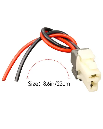 Vista 5 de Arnés Conector de Cable del Motor del Soplador Compatible con Kia Forte 2013-2018 Reemplaza 18952-02224AS, Arnés de Cableado Resistente