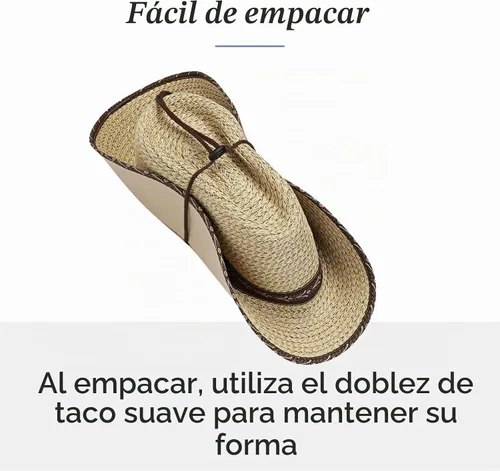 Vista 5 de Wallaroo Hat Company Cabo Fedora para hombre - Protección solar UPF 50+, sombrero de ala ancha con correa para la barbilla, ajustable