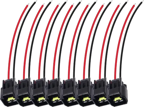 Vista 15 de HiSport Conector de bobina de encendido compatible con Mazda Lexus Toyota Supra 1JZ 2JZ 6 Pcs