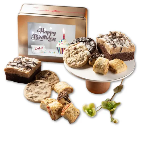 Vista 15 de Dulcet Gift Baskets Caja de regalo de panadería gourmet a la antigua, caja de regalo única para aniversario, boda, inauguración de la casa y todas