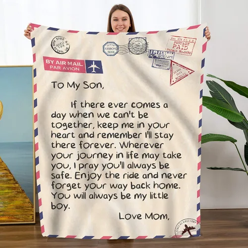 Vista 34 de TURMTF Manta personalizada con foto para mamá de hija e hijo, regalos de boda personalizados para ella, él, pareja, esposa, marido, novia, novio