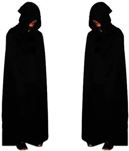 Vista 5 de Engawos Halloween Costumes Halloween Decorations Terror Death Suits Cosplay Suits Black Terror Robe