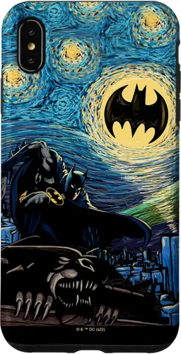 Vista 11 de DC Comics Batman Starry Night Style Painting Case para iPhone 17