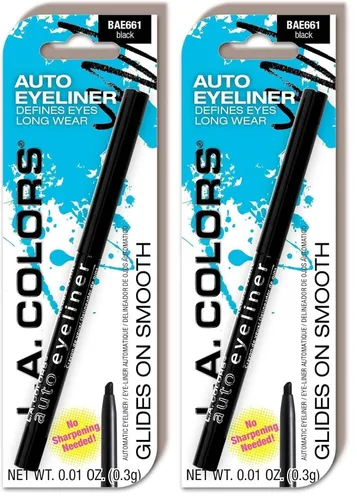 Vista 8 de L.A. COLORS Lápiz Delineador Automático (Carded), Negro CBAE661A