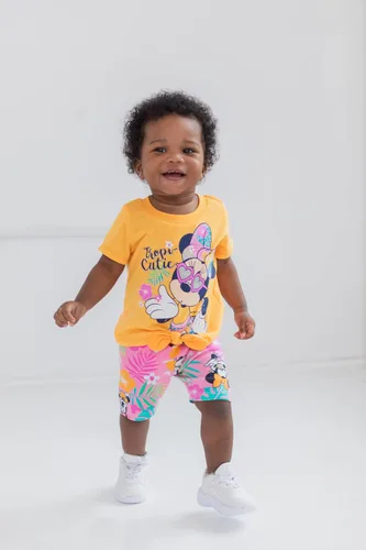 Vista 2 de Disney Minnie Mouse - Juego de camiseta y shorts para bicicleta