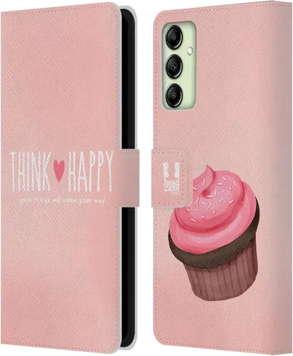 Vista 193 de Head Case Designs Assortment Cupcakes Happiness Leather Wallet Case Compatible with Samsung Galaxy A07 4G Surtido