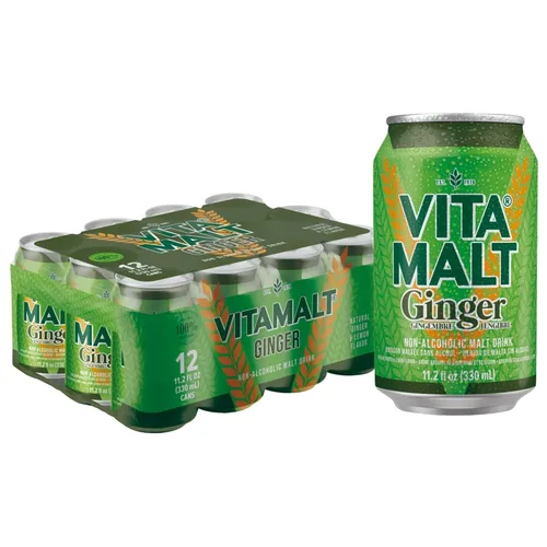 Vista 11 de Vitamalt Classic, bebida de malta sin alcohol, lata de 11.2 oz (paquete de 12)