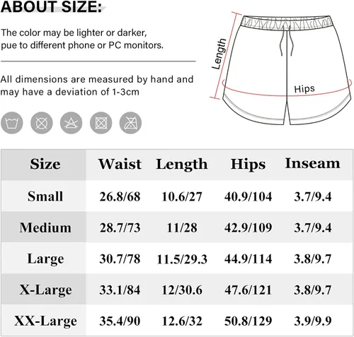 Vista 3 de Aslsiy Women's Swim Shorts Beach Shorts Quick Dry Board Shorts Swimsuit Bathing Bottom