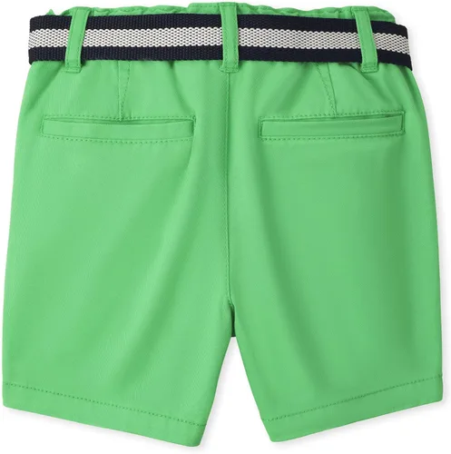 Vista 4 de The Children's Place Baby and Toddler Boys Belted Chino Shorts