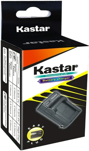 Vista 4 de Kastar Reemplazo del cargador de batería de pared de CA para cámaras digitales Toshiba CAMILEO H30, CAMILEO X100, Minolta MN80NV, CONTAX Tvs