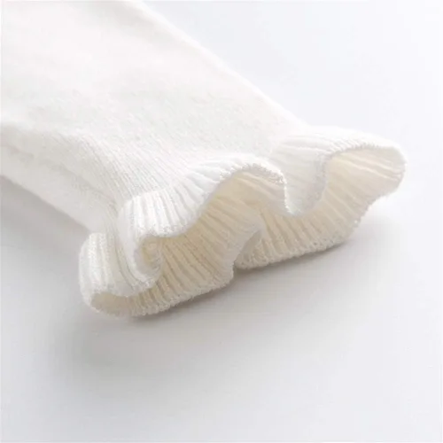 Vista 4 de Suéter de punto con cuello redondo para niñas y bebés, ropa de invierno