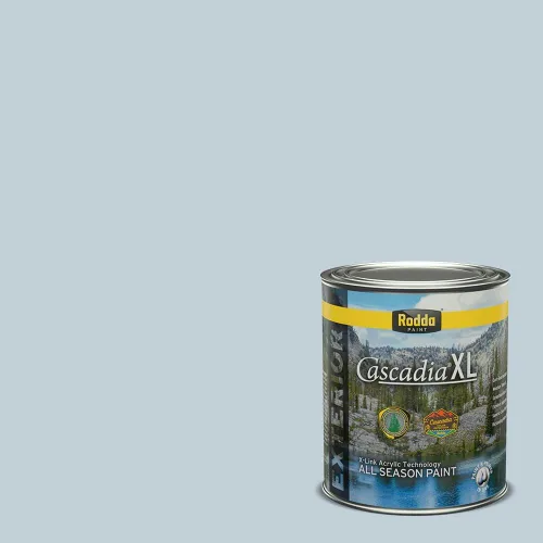 Vista 87 de Rodda Paint CASCADIA XL Pintura e imprimación satinada exterior en uno, cuarto de galón, solo ayer