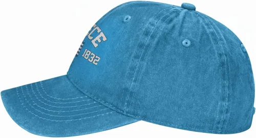 Vista 3 de Gorra de béisbol con bandera de Grecia, vaquero, vintage, de algodón, unisex, patriótica, Azul