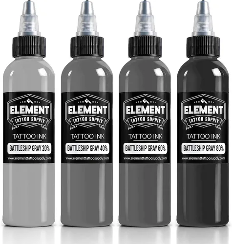 Vista 35 de Element Tattoo Supply - Tinta negra para tatuaje, 8 onzas, tinta negra Negro