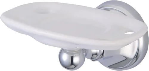 Vista 3 de Kingston Brass BA4816SN Metropolitan - Soporte para cepillo de dientes y vaso, níquel cepillado