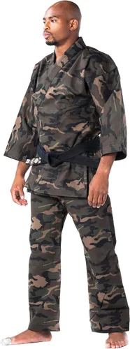 Vista 2 de Ronin Karate Uniform Men - Raro Heavy Weight Camouflage Karate Gi