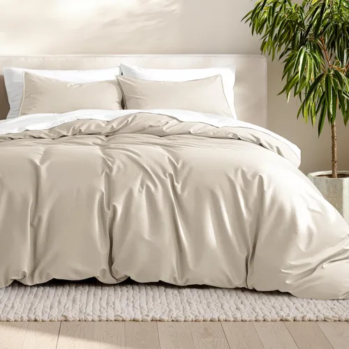 Vista 19 de Bare Home - Funda de edredón de ropa de cama extra larga - Colección premium de 1800 hilos súper suave - Funda de edredón ligera y fresca - Ropa