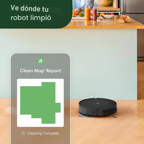 Vista 10 de iRobot Roomba Combo Robot Aspiradora y Trapeadora (Y0110) - Fácil de usar, Succión Power-Lifting, Aspira y trapea, Limpieza Multisuperficie