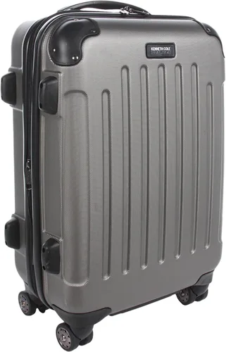 Vista 34 de Kenneth Cole REACTION - Maleta Renegade, ligera, rígida, expandible, de 8 ruedas giratorias, equipaje de viaje, Negro, Juego de 3 piezas