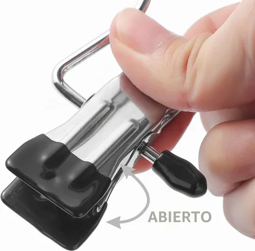 Vista 3 de Paquete de 30 ganchos organizadores de leggings para armario, soporte para botas, clips para colgar, perchas multifuncionales portátiles de un solo