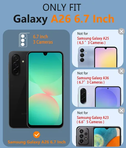 Vista 293 de FNTCASE Funda para iPhone 17 Pro: Fundas delgadas translúcidas de color azul claro compatibles con MagSafe, protección completa de la cámara