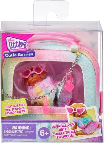 Vista 9 de REAL LITTLES - Transportín Coleccionable de Micro Cachorro con 1 Micro Cachorro y 5 Micro Sorpresas Funcionales Adentro! Los Estilos Pueden Variar