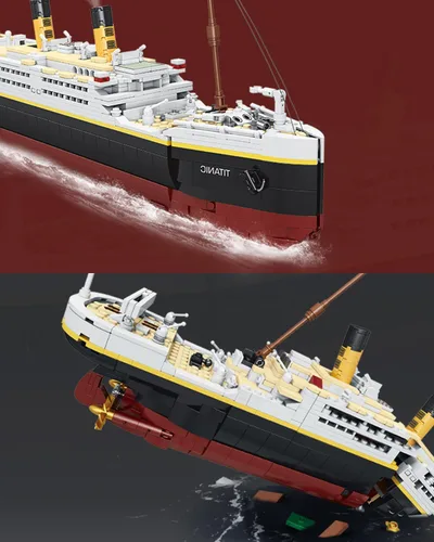 Vista 8 de dOvOb Titanic - Juego de bloques de construcción modelo 2022, ladrillos compatibles con las principales marcas