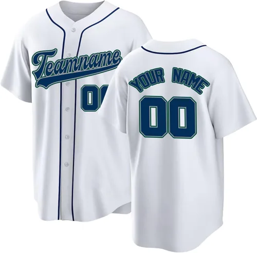 Vista 31 de Camiseta de béisbol personalizada cosida con el nombre del equipo, número de equipo, camisas con logotipo, uniforme deportivo impreso para hombres