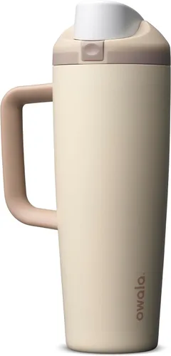 Vista 7 de Owala FreeSip - Botella de agua de acero inoxidable, 30 onzas, pastel de comida de ángel Angel Food Cake