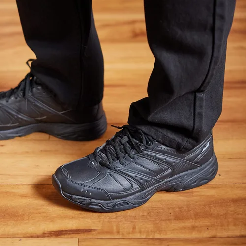 Vista 6 de Avia Avi-Union II - Zapatos antideslizantes para hombre, cómodos trabajos de restaurante, zapatos antideslizantes negros o blancos, medianos, anchos