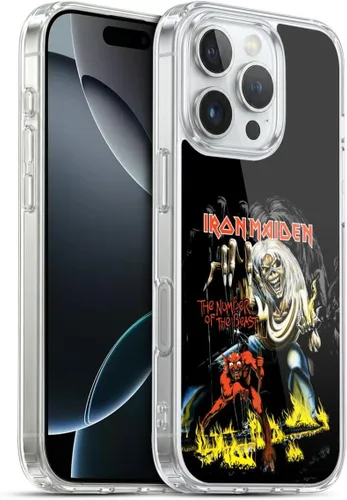 Vista 105 de Head Case Designs Funda de gel suave con licencia oficial de Iron Maiden Brave New World, compatible con Apple iPhone 7 Plus/iPhone 8 Plus Nuevo