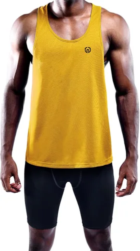 Vista 5 de NELEUS Men's 3 Pack Dry Fit Y-Back Muscle Tank Top