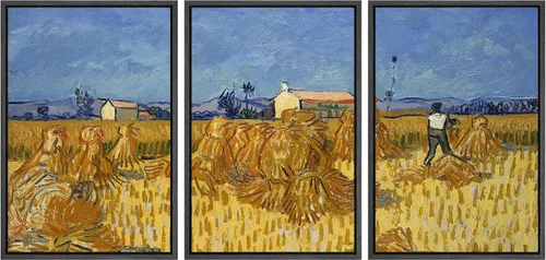 Vista 93 de wall26 Lienzo enmarcado para pared, juego de arte con flores de almendra de Vincent Van Gogh, naturaleza, ilustraciones de área silvestre, bellas