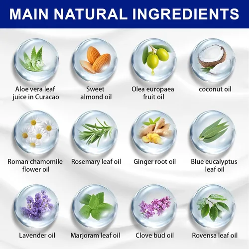 Vista 4 de Crema para aliviar los nervios e ingredientes naturales – Crema calmante para pies y manos para molestias nerviosas, hormigueo y sensación de ardor