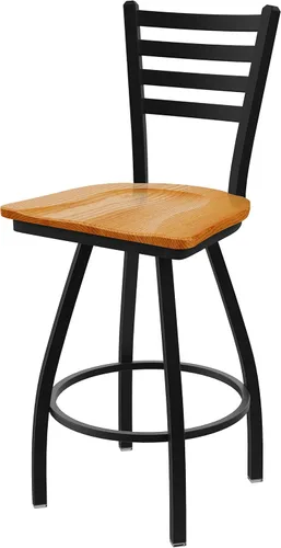 Vista 15 de XL 410 Jackie - Taburete giratorio de 25 pulgadas con acabado antiarrugas negro y asiento de vinilo negro