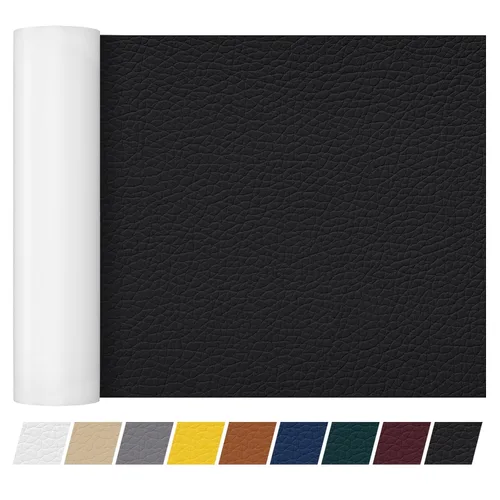 Vista 43 de Cinta de parche de reparación de cuero de 4 x 60 pulgadas, cinta autoadhesiva fuerte para muebles, sofás, sillones, asientos de automóvil, armarios