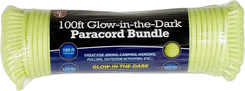 Vista 12 de SE Survivor Series 7-Strand 550 Paracord, 100' - PC100BK55