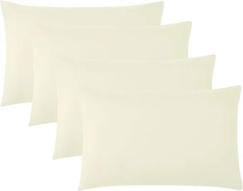Vista 76 de Southshore Fine Linens® - Vilano® Springs - Par de fundas de almohada plisadas, color negro, estándar (Queen)